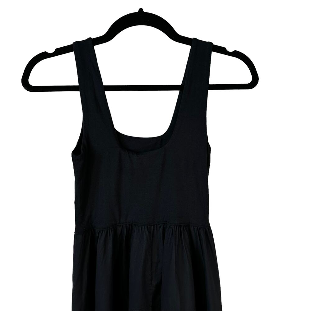 NWT Everlane Womens The Riviera Midi Dress Fit and Flare Black XXS Minimalist - Picture 10 of 15